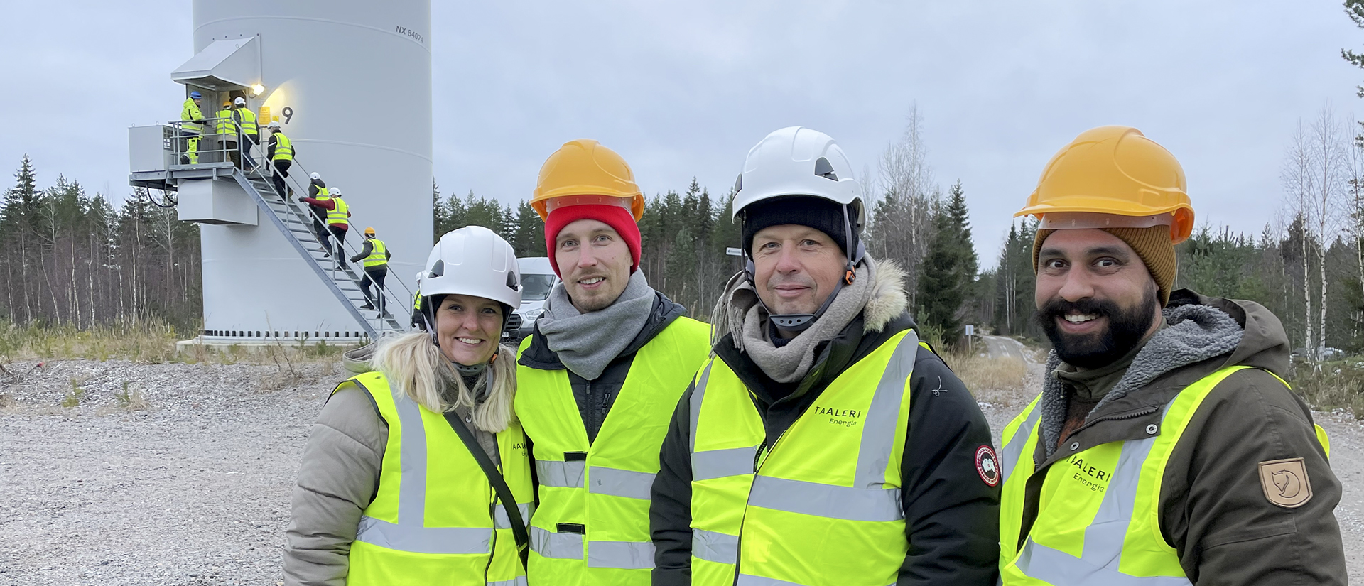 Vierailua isännöivät mm. Aktian pankkiirit Jonna Nummi, Niko Ylikorpi ja Sami Ruusunen sekä Taaleri Energian Taamir Fareed.